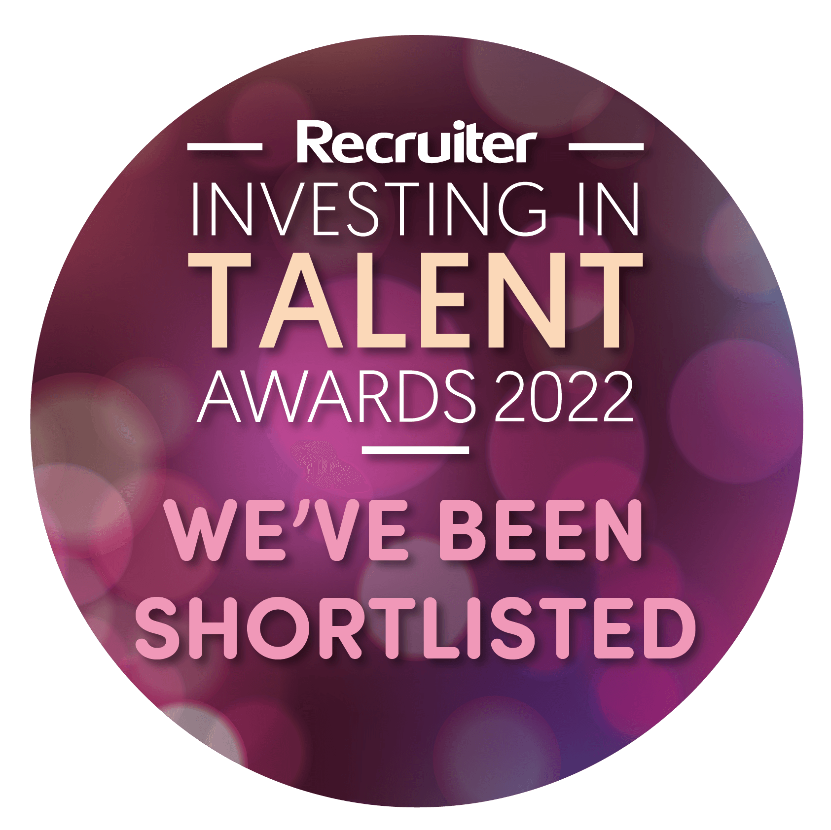 Investing in talent awards 2022 shortlist